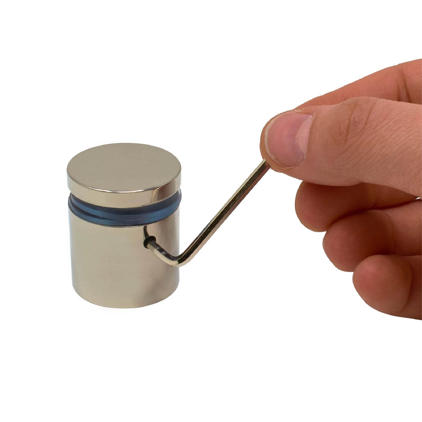 Eco Tamper Proof Standoff | 1/2" Diameter | Polished Stainless Finish