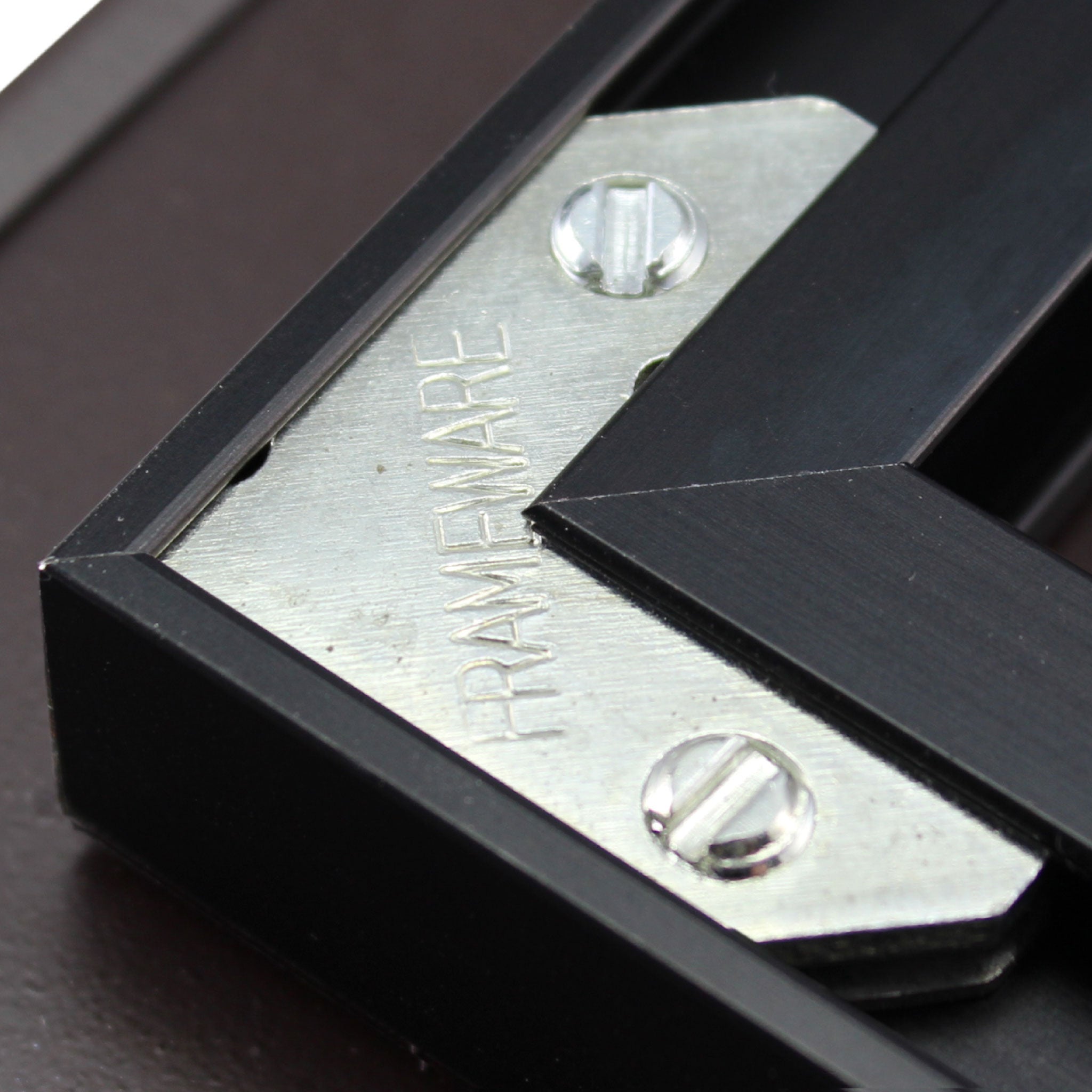 Tapped Angles & Back Plates – Frameware LLC