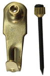 Frameware LLC Brass Hangers Bulk 20lb. | BP1020K Brass Hangers w/ Knurled Nails | Bulk pack of 100