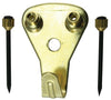 Frameware LLC Brass Hangers Bulk Brass Hangers w/ Knurled Nails | Poly Bag | Pack of 100