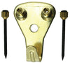 Frameware LLC Brass Hangers Bulk 50lb. | PBG50K | 100 Poly Bags Brass Hangers w/ Knurled Nails | Poly Bag | Pack of 100