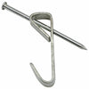 Frameware LLC Brass Hangers Bulk 100lb. | PBG100 | 100 Poly Bags Courtesy Hangers w/ Nails | Poly Pag | Pack of 100