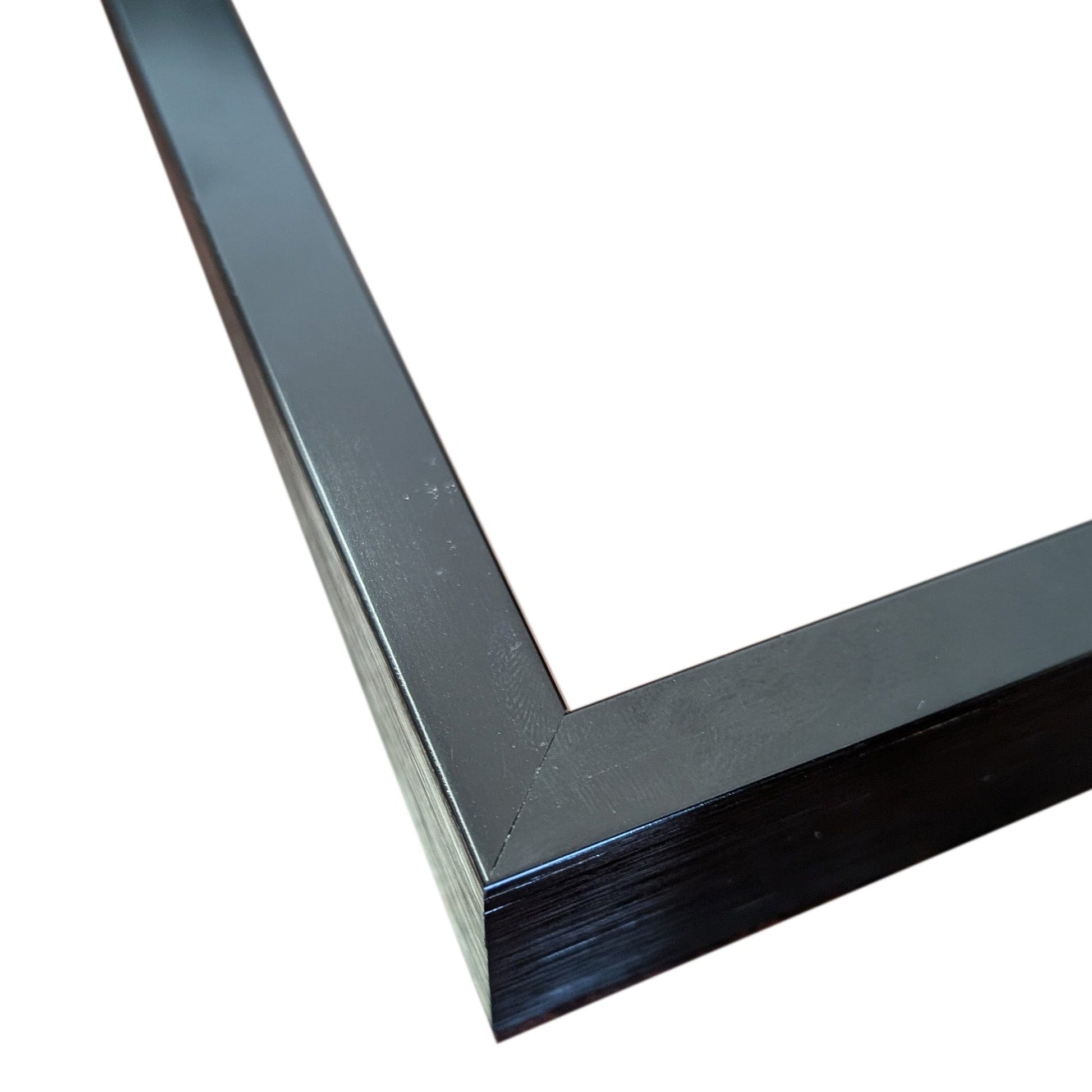 Frameware LLC Aluminum Moulding Aluminum Moulding Chops | Profile 103 | Brite Black