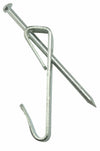 Frameware LLC Brass Hangers Bulk 50lb. | PBG50 | 100 Poly Bags Courtesy Hangers w/ Nails | Poly Pag | Pack of 100