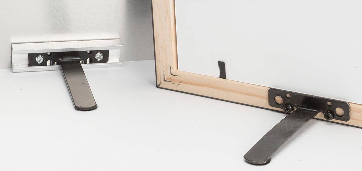 EaselMate™ | Easels for Wood or Metal Frames | Silver, Pack of 5