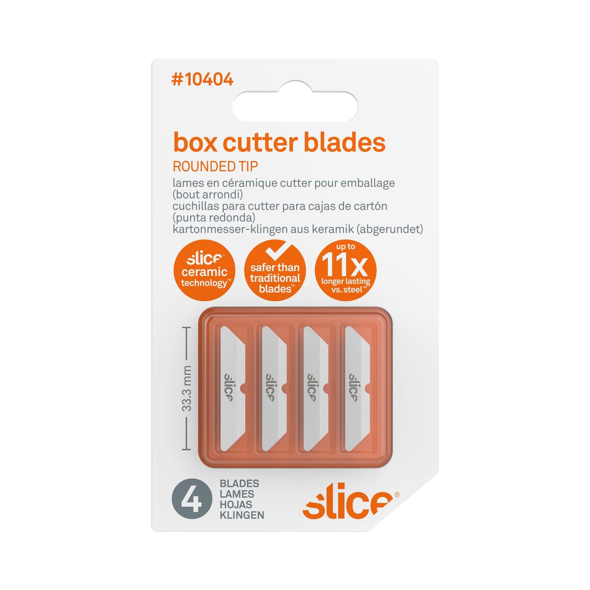 Frameware LLC Replacement Safety Blades for SLICE Box Cutter, Mini Cutter & Slim Pen Cutter