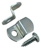 Frameware LLC Offset Clips 1/4" One Hole w/ screws One Hole Offset Clips | Bulk w/ Screws | Pack of 100