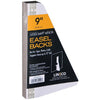 Frameware LLC Lineco Easel Backs | Self Stick, Single Wing | Pack of 25