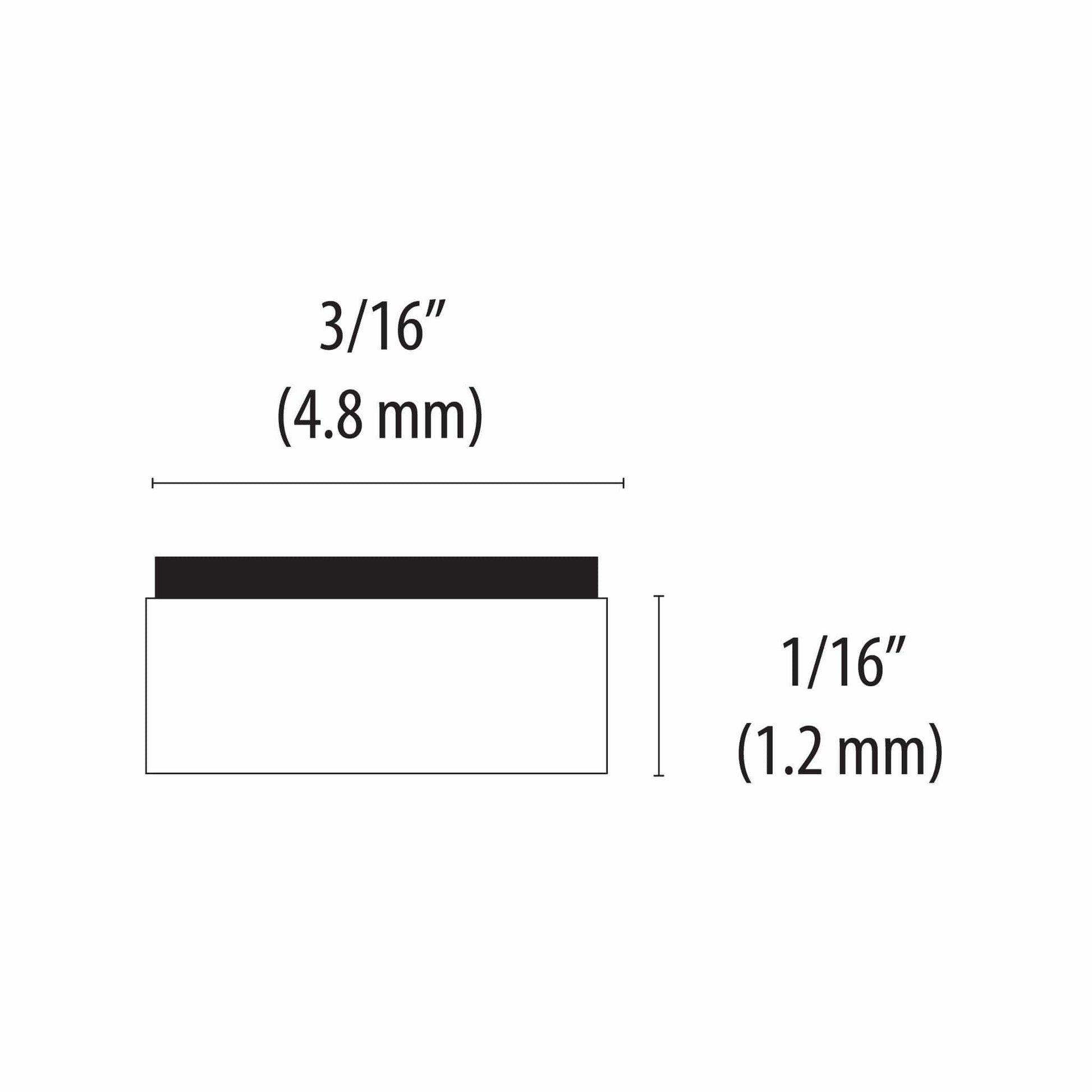 Frameware LLC EconoSpace EconoSpace 1/16" (1.2mm) | Clear or Black | Bundle of 100ft.