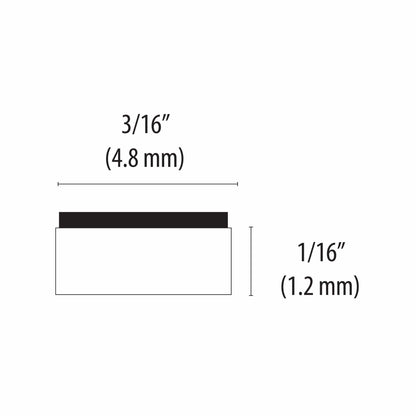 Frameware LLC EconoSpace EconoSpace 1/16" (1.2mm) | Clear or Black | Bundle of 100ft.