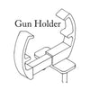 Frameware LLC Mighty Mount Object Holders Gun Holder | Pack of 1 | FWMMGH3266 Mighty Mount Object Holders