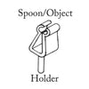 Frameware LLC Mighty Mount Object Holders Spoon Holder | Pack of 1 | FWMMSH3264 Mighty Mount Object Holders