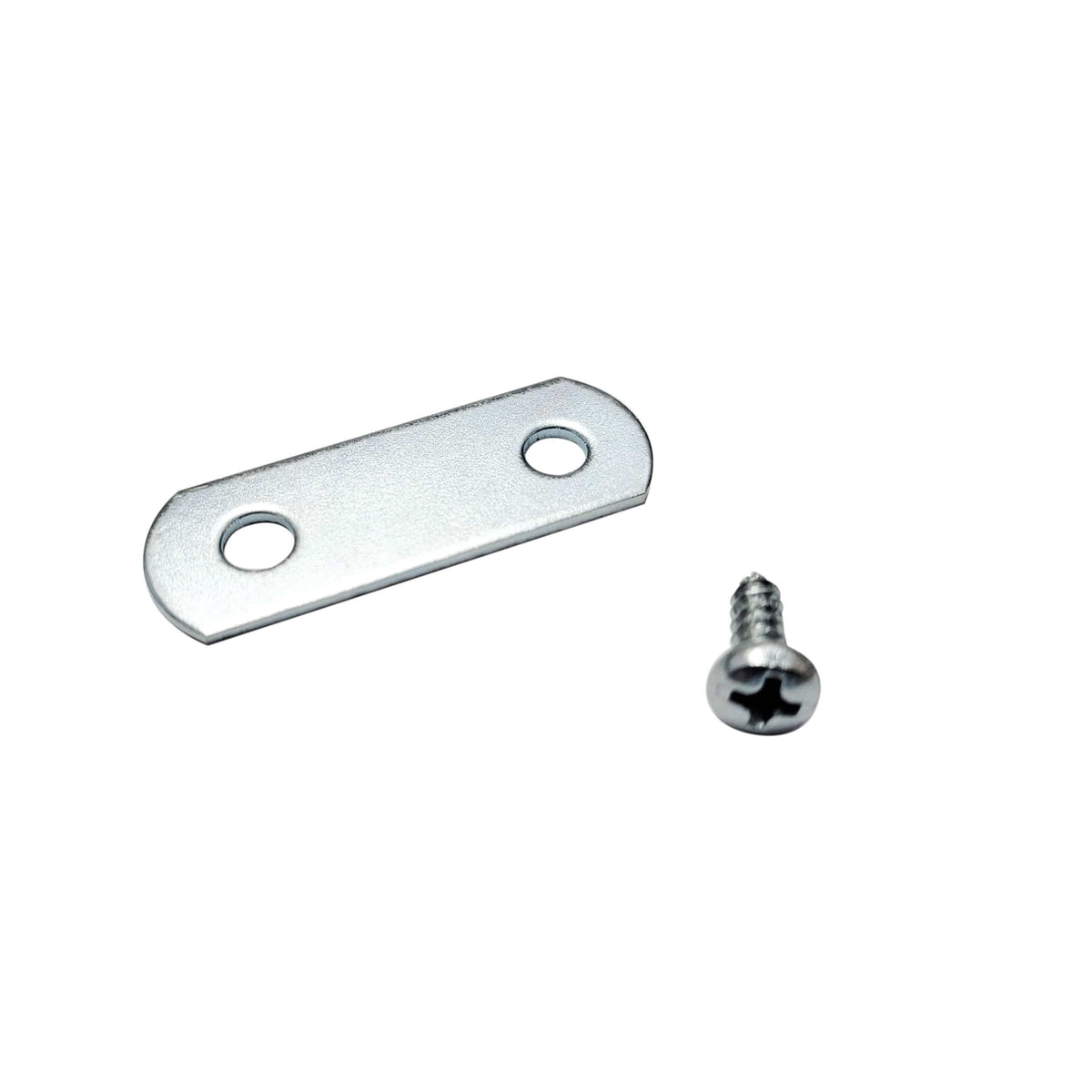 O/0" two hole offset clips with screws for picture framing.