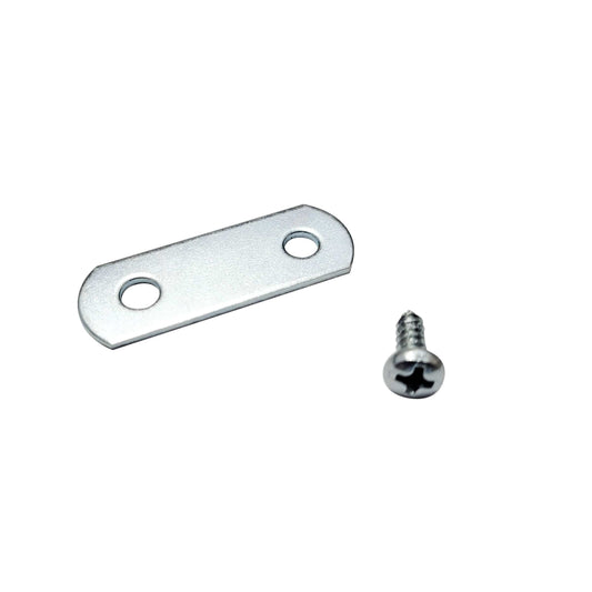 O/0" two hole offset clips with screws for picture framing.